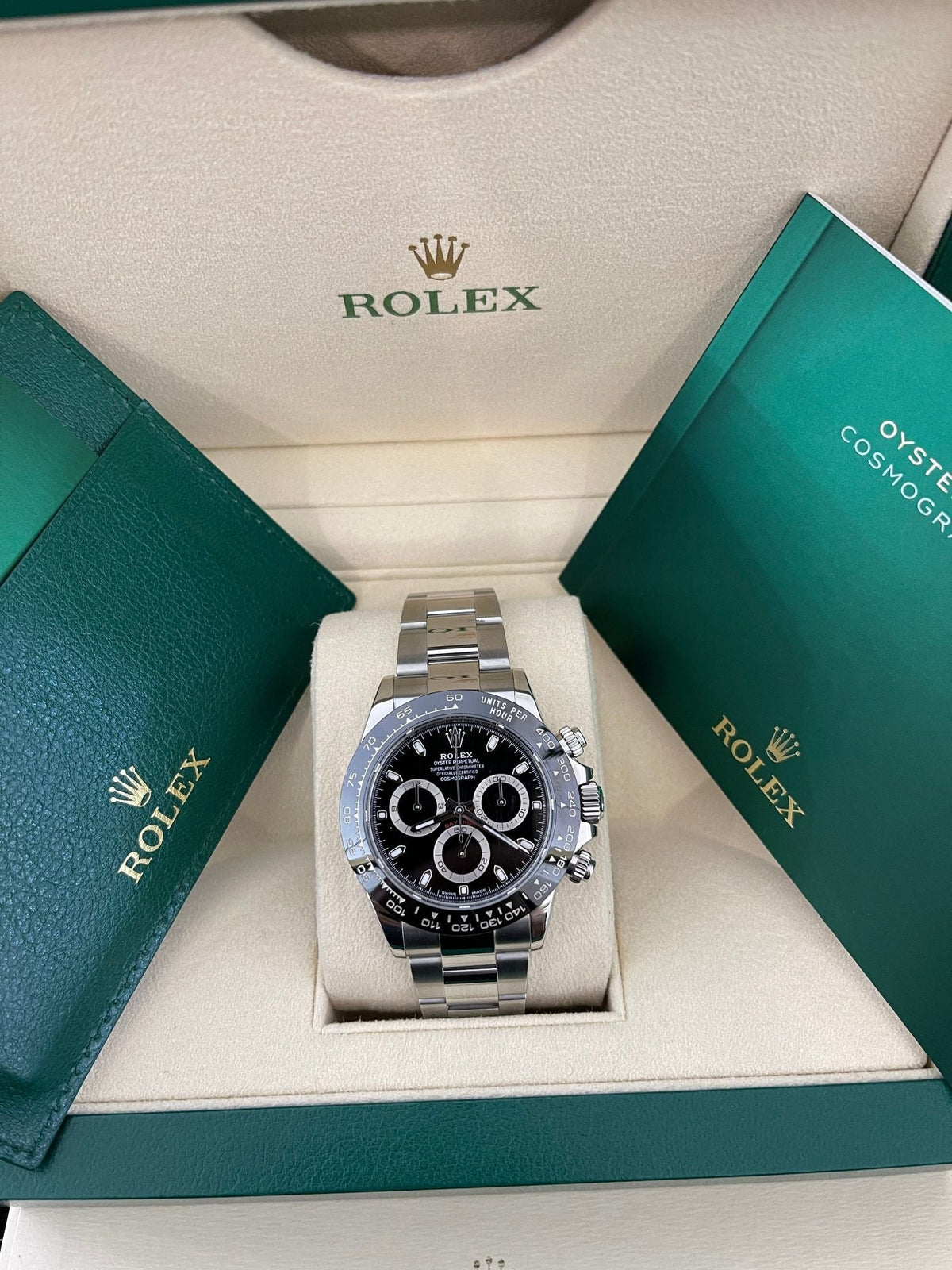 Daytona Noir Oyster Steel 116500LN