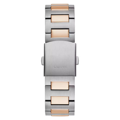 Montre Guess GW0572G4 pour homme Couleur du boîtier 2 tons - Bracelet en acier inoxydable de forme carrée