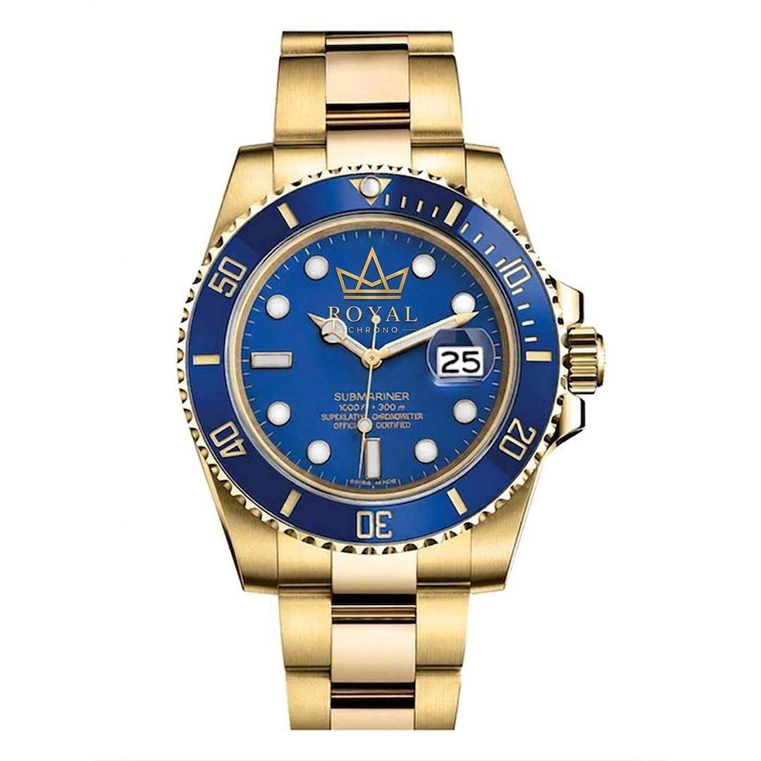 Royal Chrono Submariner Gold / Blue