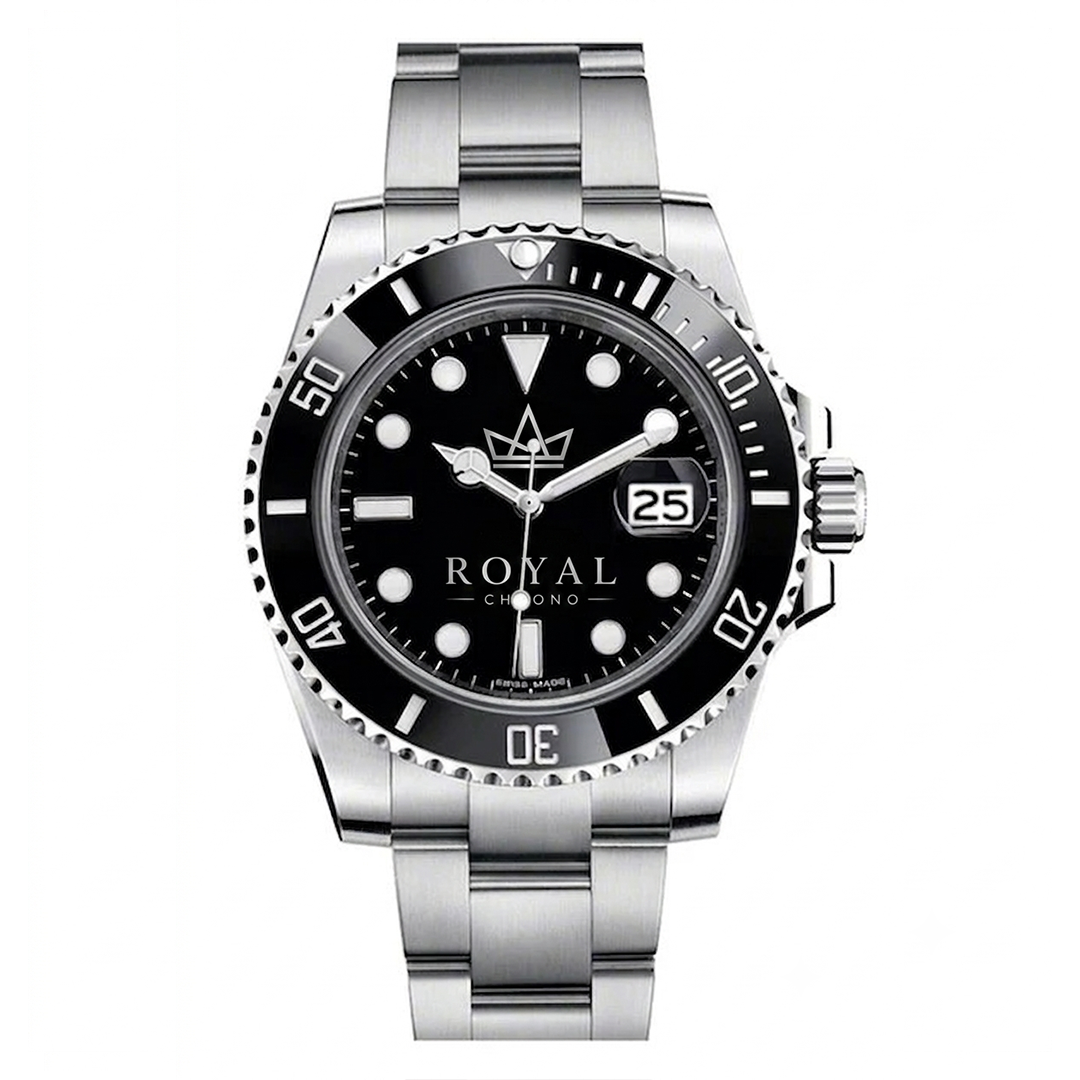 Royal Chrono Submariner Silver / Black