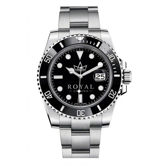 Royal Chrono Submariner Silver / Black