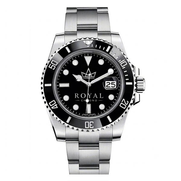 Royal Chrono Submariner Silver / Black