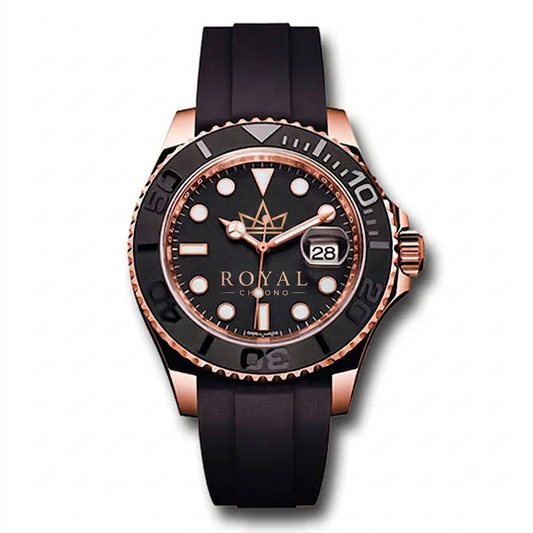 Royal Chrono Yachtmaster Rose Gold / Black