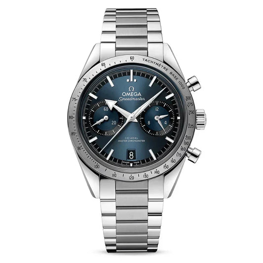 Ω  Speedmaster 57 Bleu
