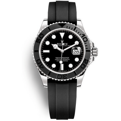 Yacht Master Caoutchouc Noir